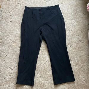 Cropped/Ankle length Black Work Pants